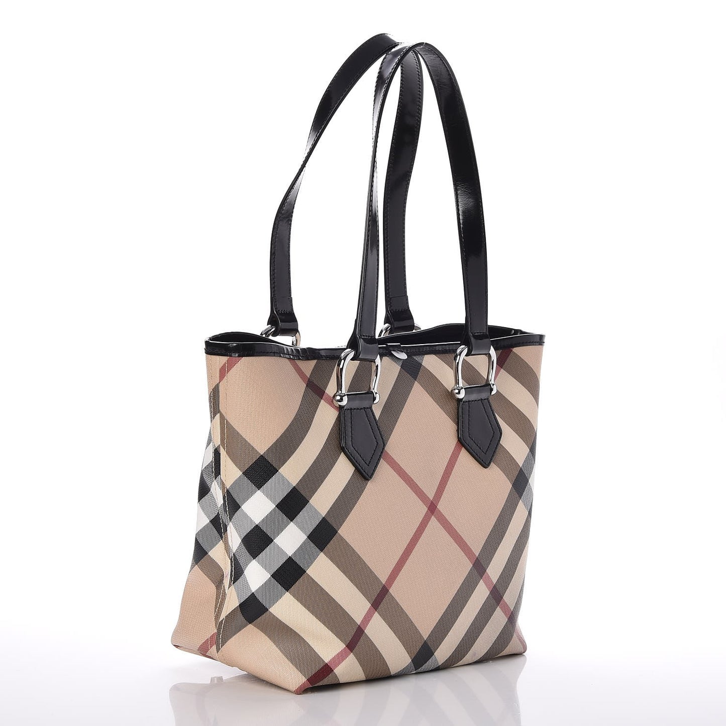 Nova Check Medium Tote Black