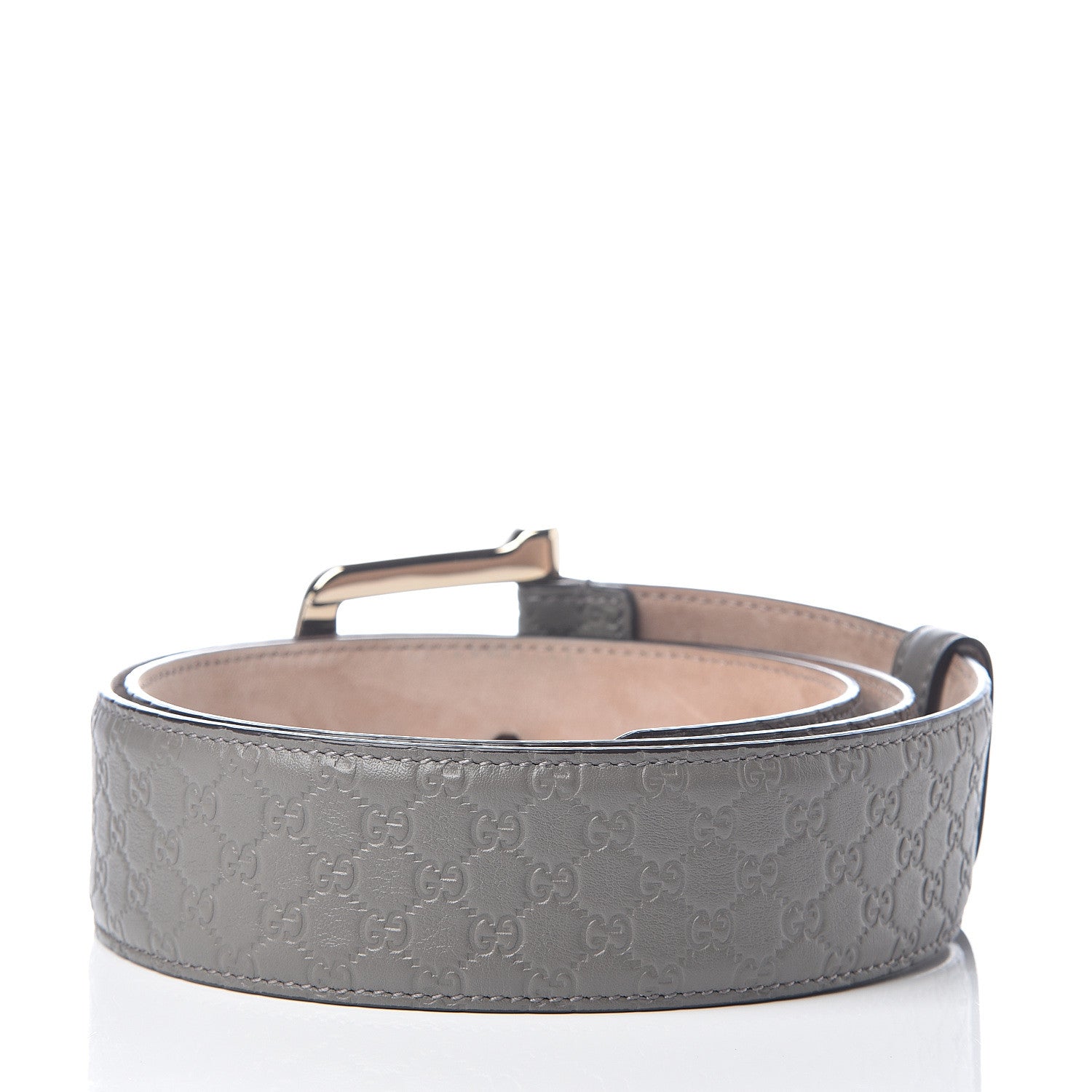 Gucci Soft Microguccissima Margaux Calfskin Belt 90 36 Loess 2 of 5