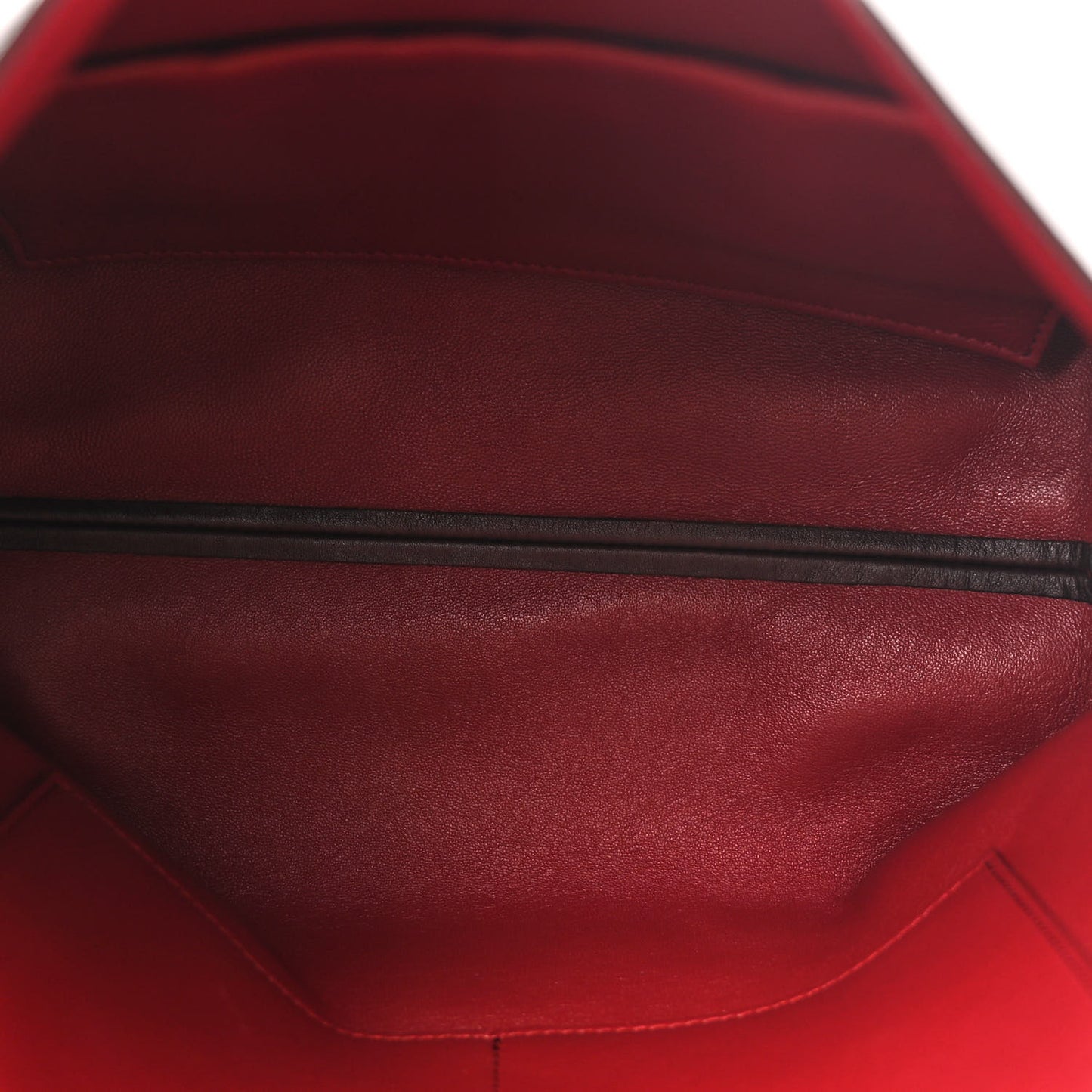 Smooth Calfskin Blade Flap Burgundy