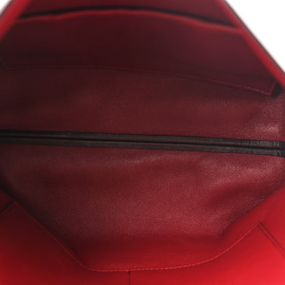 Celine Smooth Calfskin Blade Flap Burgundy 4 of 9