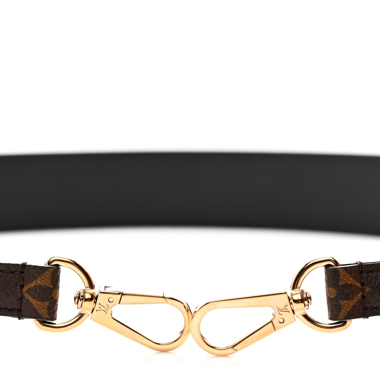 Louis Vuitton Monogram Bandouliere Shoulder Strap Black 5 of 6