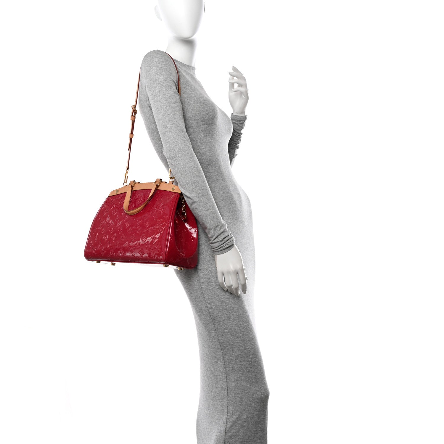 Louis Vuitton Vernis Brea MM Rose Indien 2 of 11