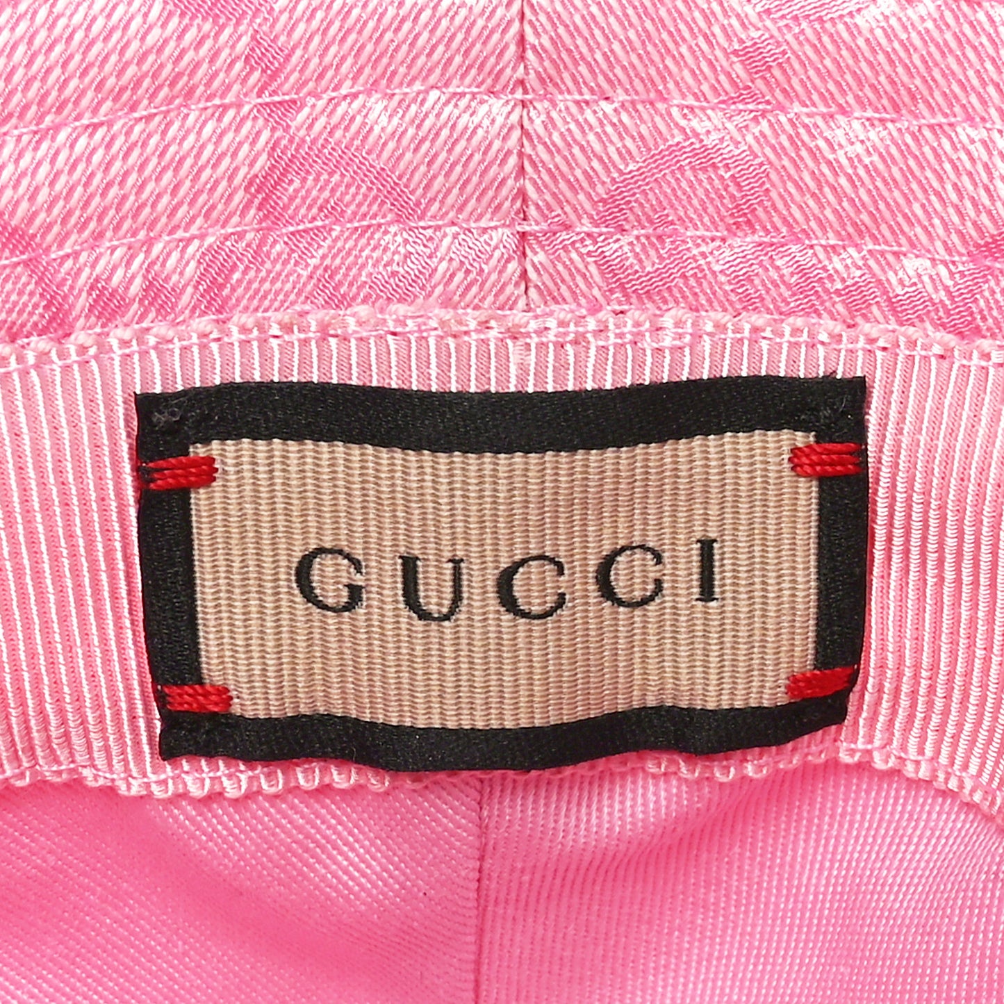 Crystal GG Monogram Bucket Hat M Pink