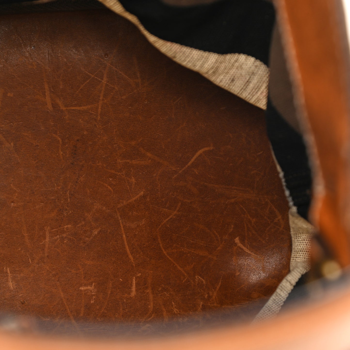 Canvas Mega Check Medium Ashby Hobo Saddle Brown