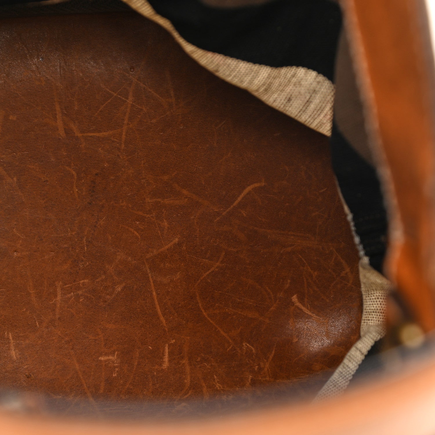 Burberry Canvas Mega Check Medium Ashby Hobo Saddle Brown 11 of 17