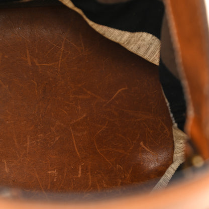 Burberry Canvas Mega Check Medium Ashby Hobo Saddle Brown 11 of 17