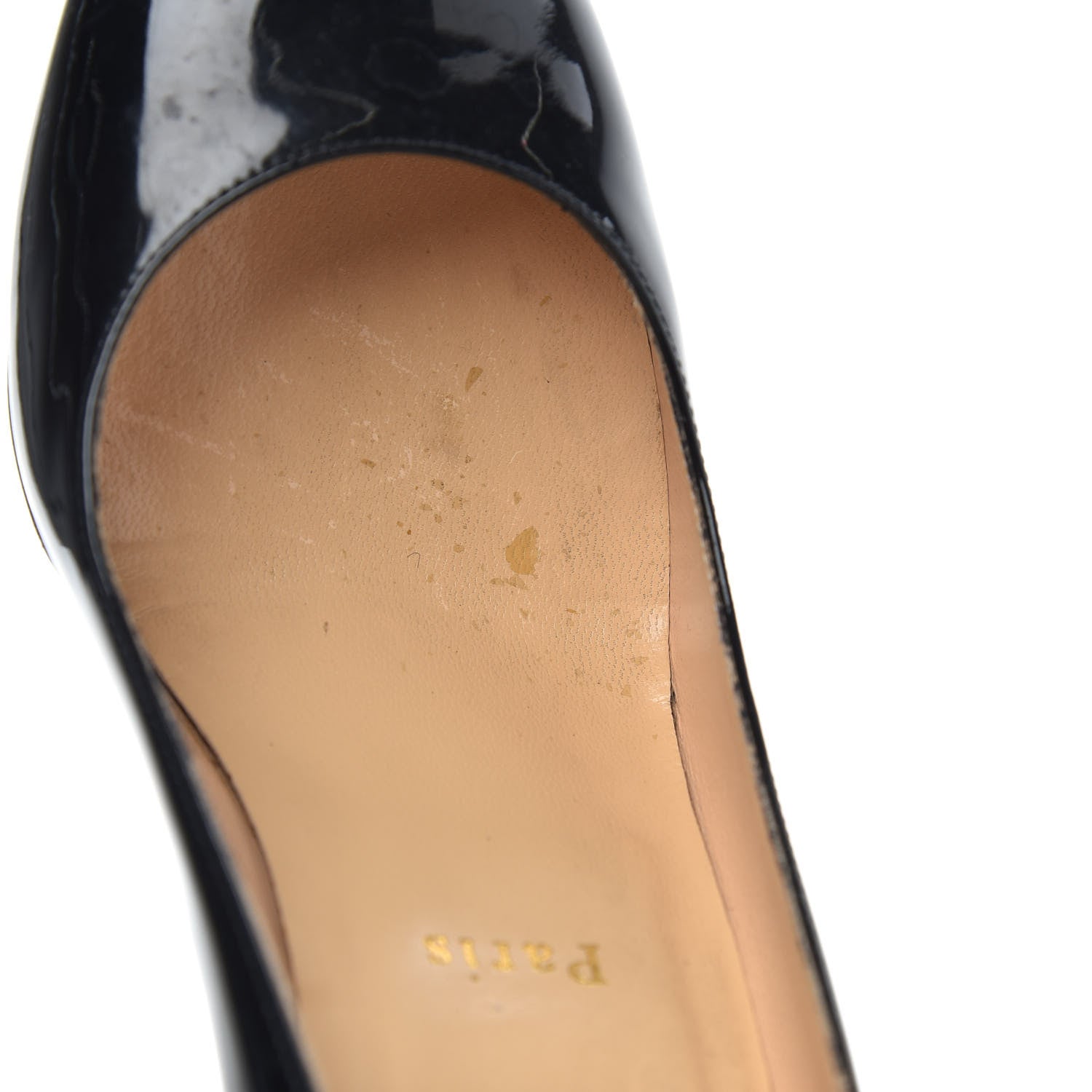 Christian Louboutin Patent Simple 100 Pumps 38 Black 9 of 12