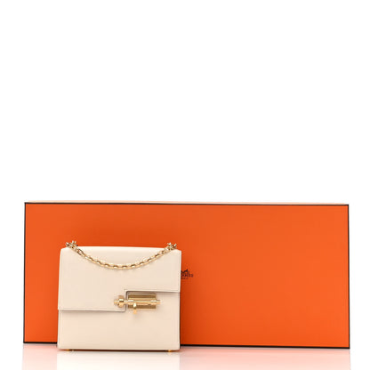 Hermes Chevre Mysore Mini Verrou Chaine Bag Nata 11 of 11