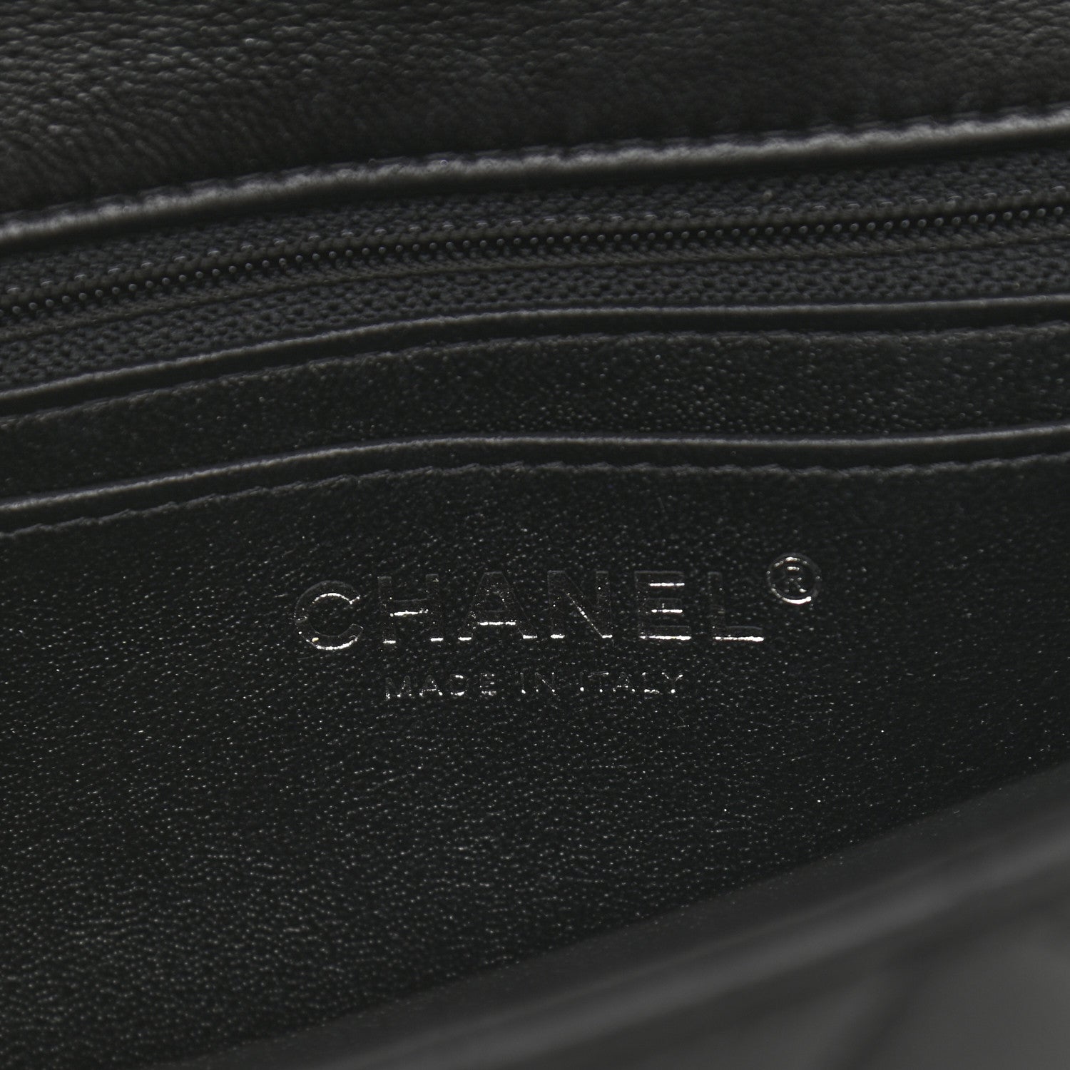 Chanel Lambskin Quilted Mini Rectangular Flap Black 6 of 12