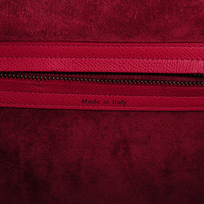 Celine Grained Calfskin Medium Phantom Luggage Fuchsia 6 of 7