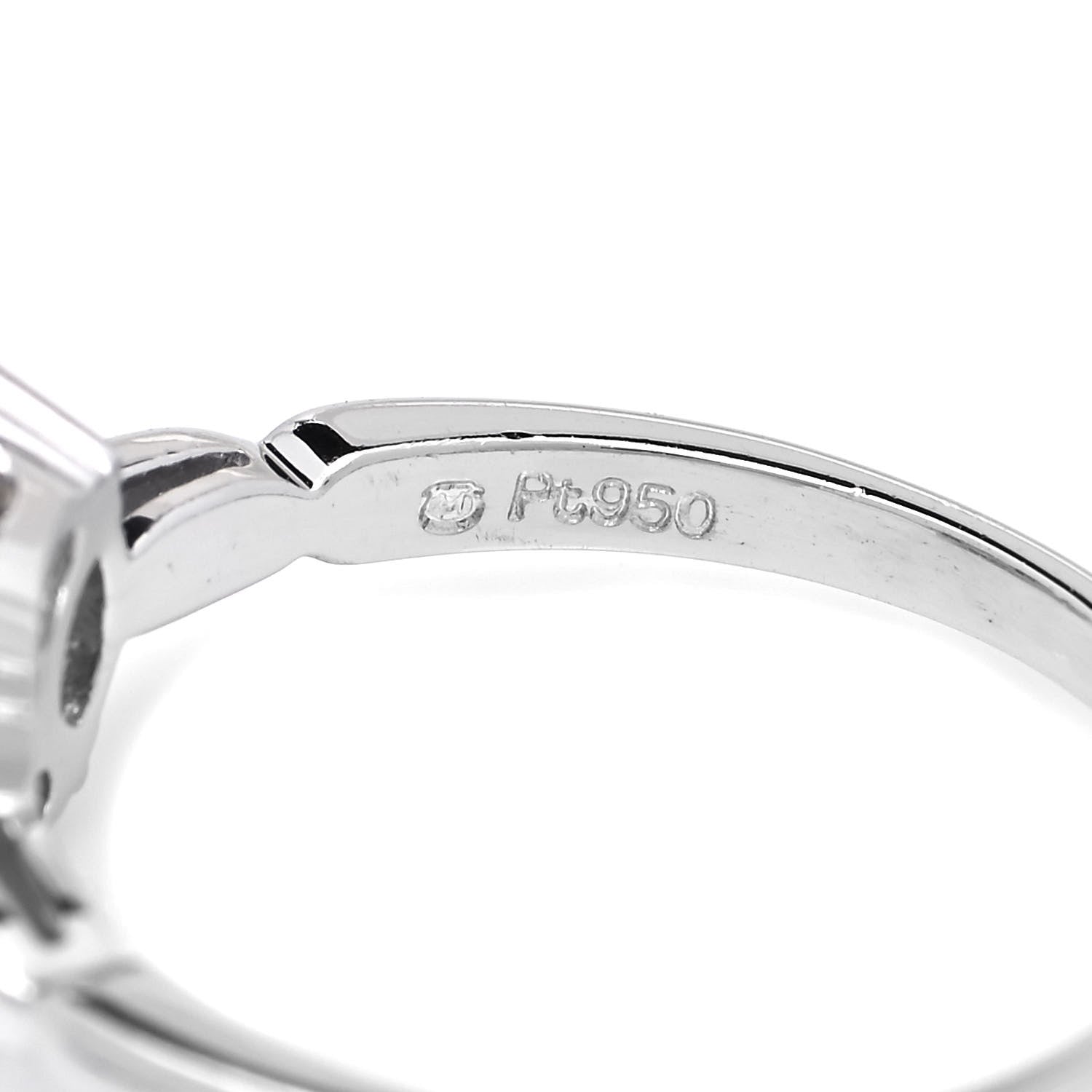 Mikimoto Platinum Akoya Pearl 8mm Ring 50 5.25 8 of 8
