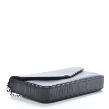 Louis Vuitton Epi Pochette Felicie Black 5 of 14