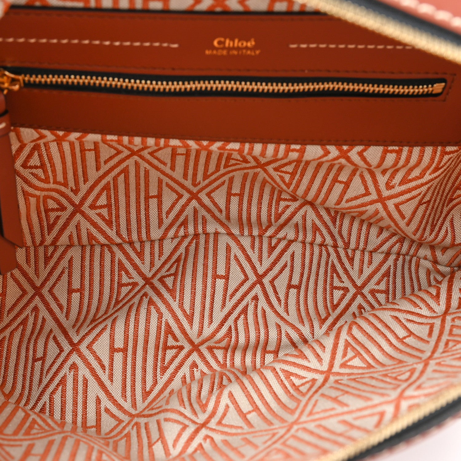 Chloe Calfskin Medium Daria Sepia Brown 5 of 10