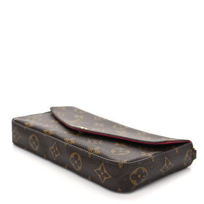 Louis Vuitton Monogram Pochette Felicie Chain Wallet Fuchsia 7 of 7
