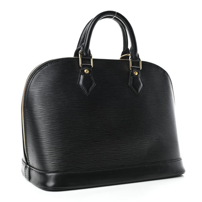 Louis Vuitton Epi Alma PM Black 2 of 4