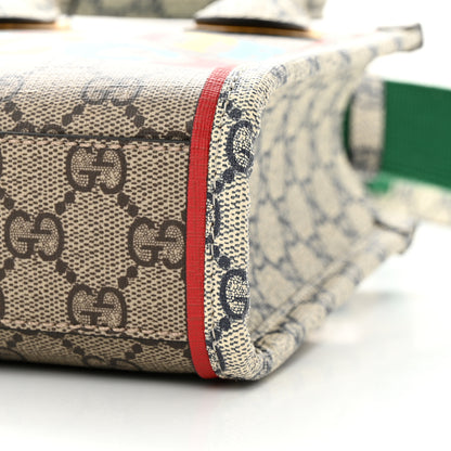 Gucci GG Supreme Monogram Exquisite Mini Vertical Tote Beige Ebony Blue Crop Live Red 10 of 10