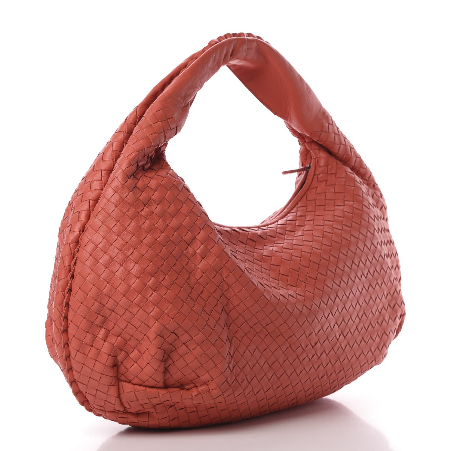 Bottega Veneta Nappa Intrecciato Large Belly Veneta Hobo Magma 3 of 10