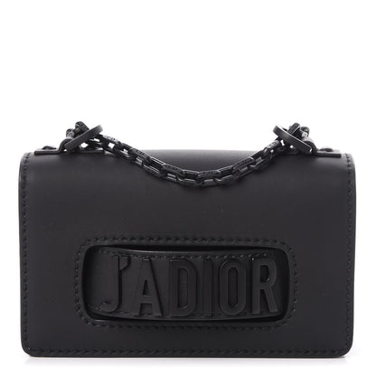 Christian Dior Ultra Matte Calfskin J'Adior Chain Flap Bag Black 1 of 12