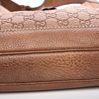 Gucci Guccissima Old Libeccio Medium New Jackie Hobo Old Naturale 9 of 10