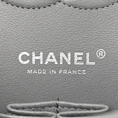 Chanel Caviar Quilted Medium Double Flap Grey 6 of 11