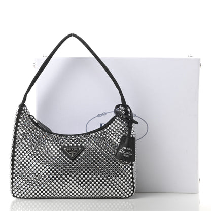 Prada Satin Crystal Mini Re-Edition 2000 Bag Cristal 11 of 11