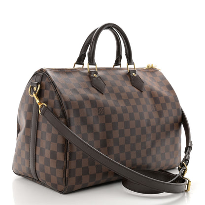 Louis Vuitton Damier Ebene Speedy Bandouliere 35 3 of 11