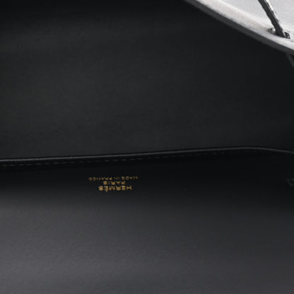 Hermes Swift Kelly Pochette Clutch Black 5 of 7