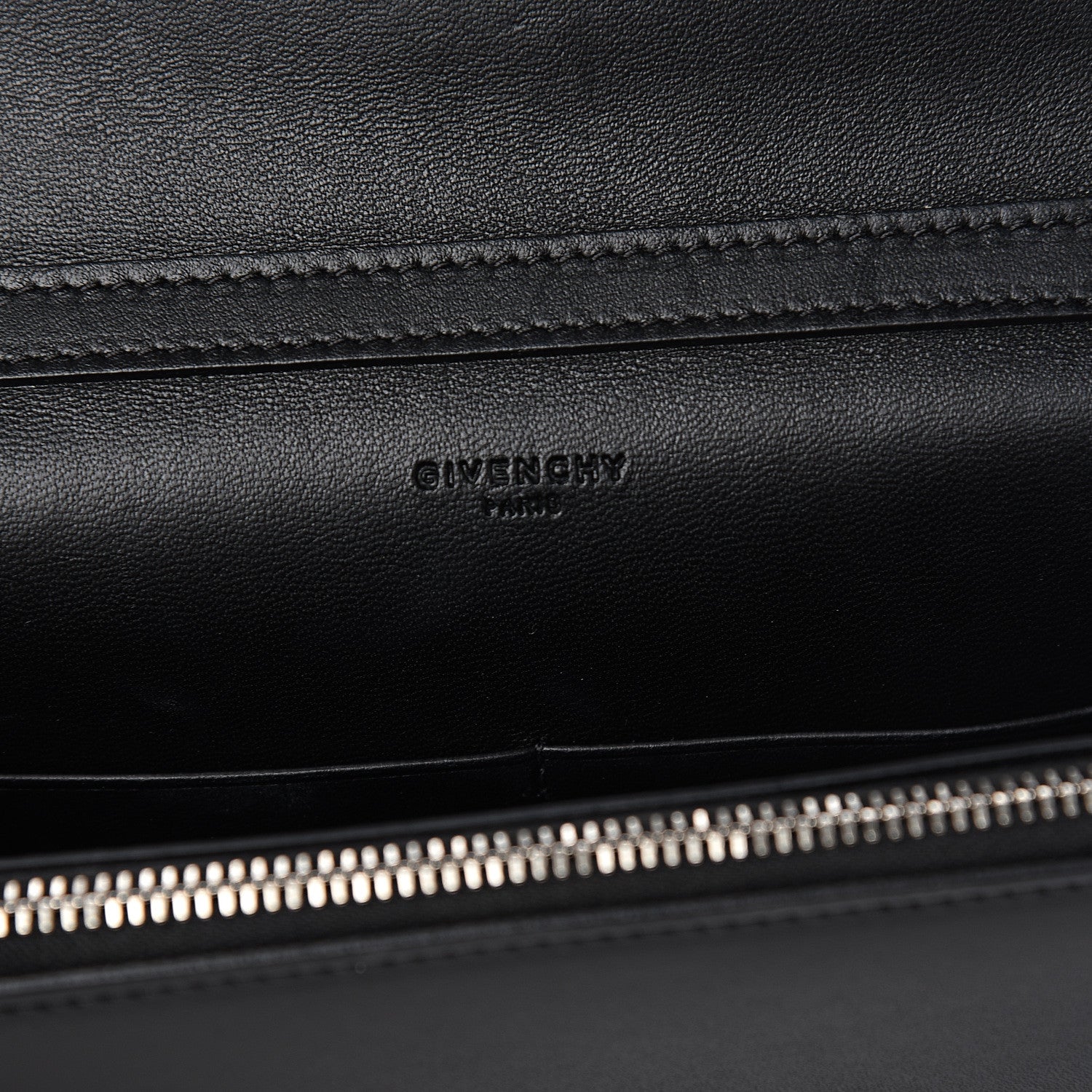 Givenchy Calfskin Star Pandora Chain Wallet Black 6 of 10