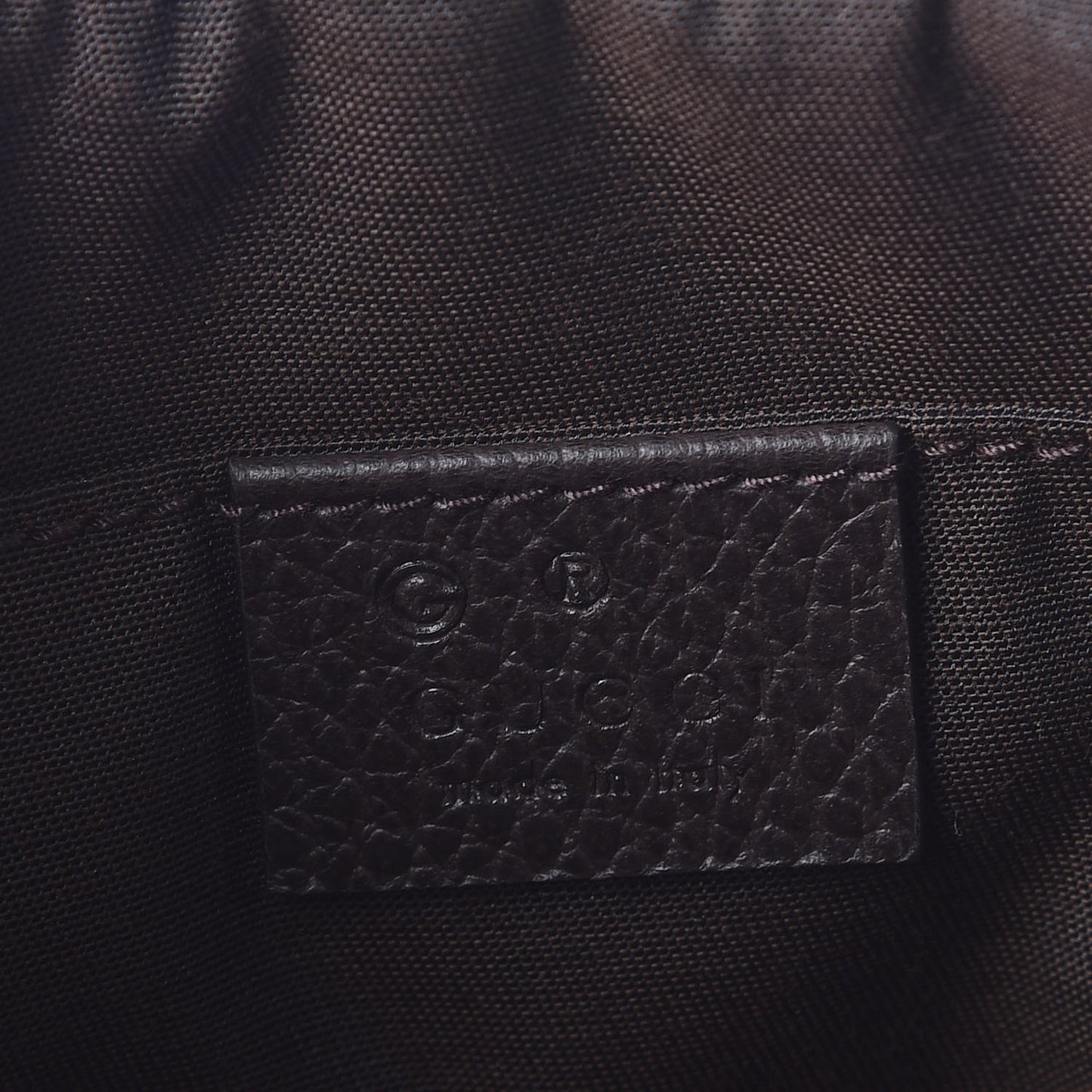 Monogram Dollar Calfskin Belt Bag Beige Ebony Testa di Moro Marrone Scuro