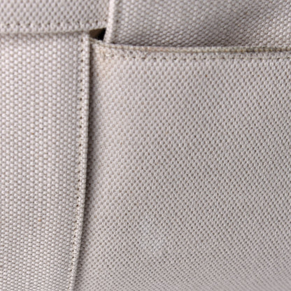 Bottega Veneta Linen Maxi Intrecciato Arco Tote Natural Black 9 of 9