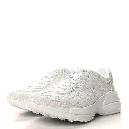 Gucci GG Supreme Monogram Womens Rhyton Sneakers 36.5 White 3 of 9