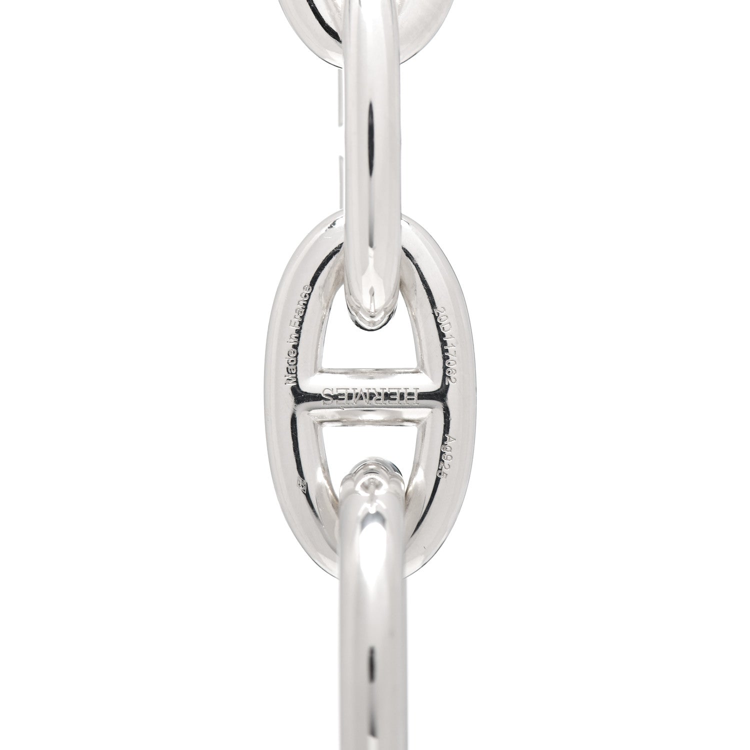 Hermes Sterling Silver MM Chaine d'Ancre Bracelet 4 of 5
