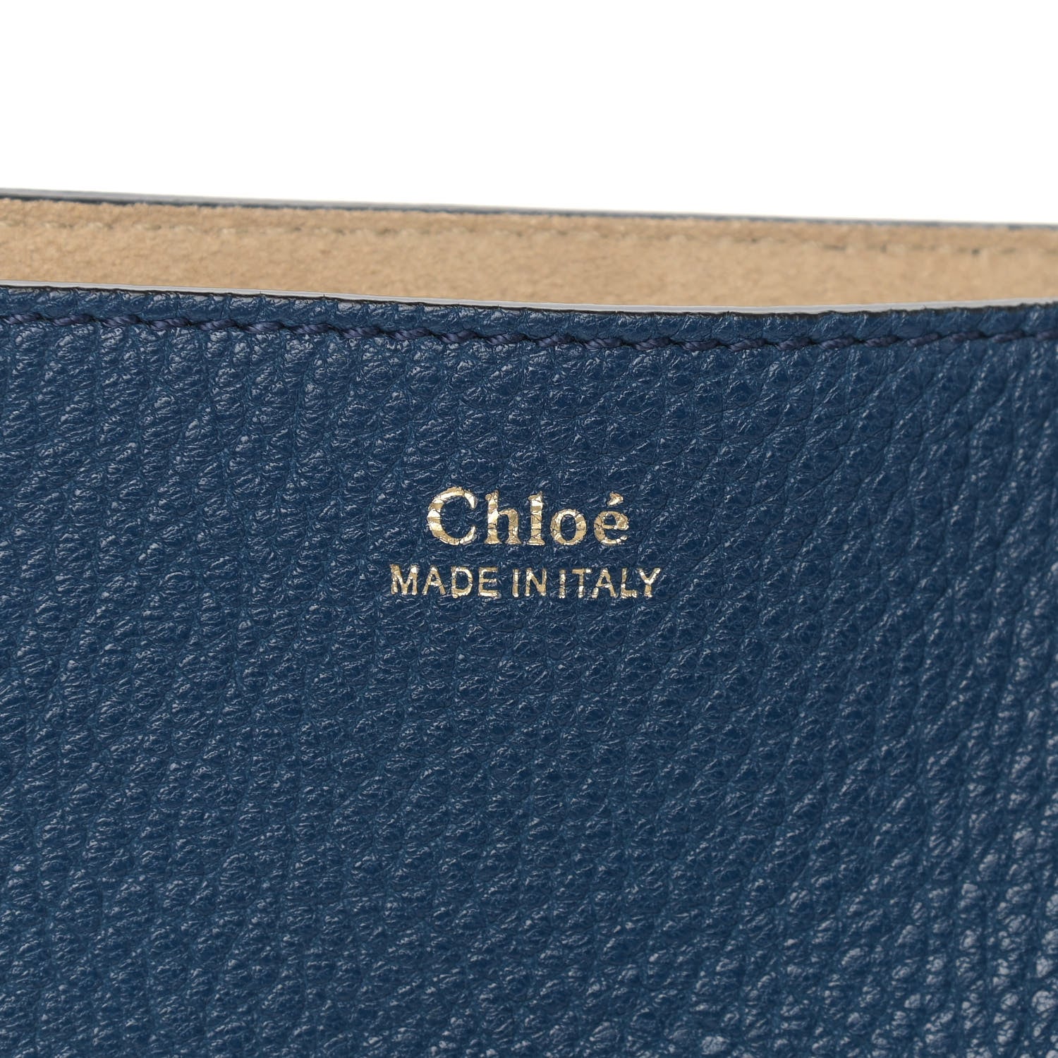 Chloe Grained Lambskin Drew Shoulder Bag Royal Navy 6 of 13