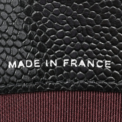 Chanel Caviar Quilted Flap Card Holder Wallet Black 7 of 13