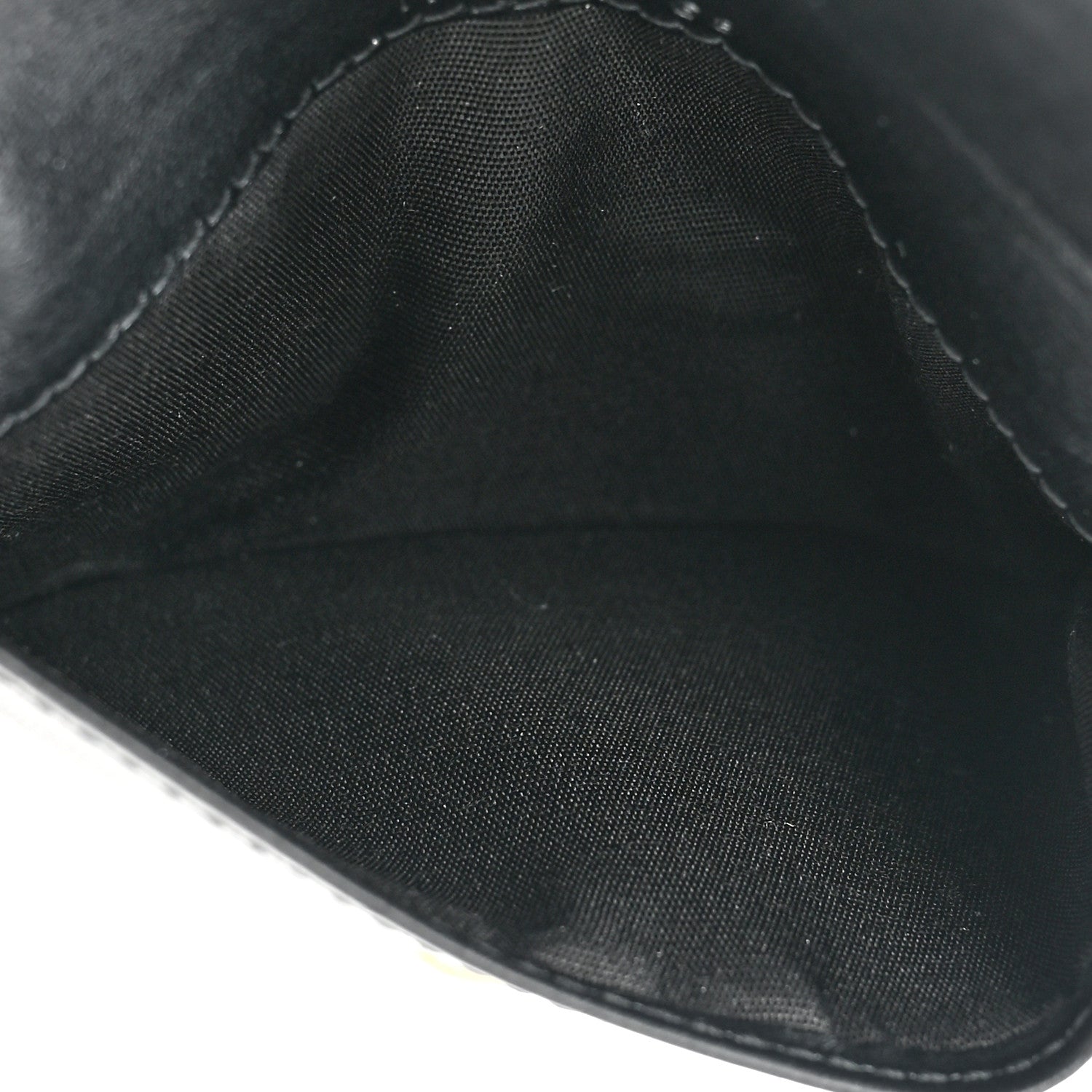 Salvatore Ferragamo Calfskin Gancini Chain Wallet Black 5 of 10