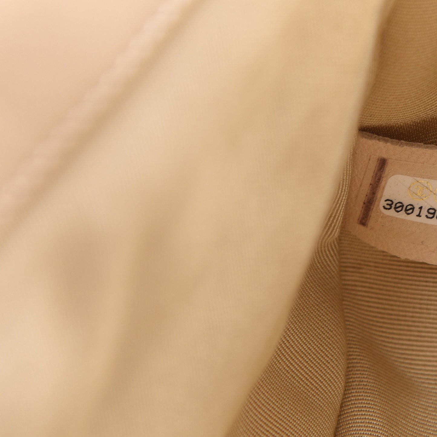 Lambskin Quilted Medium 19 Flap Light Beige