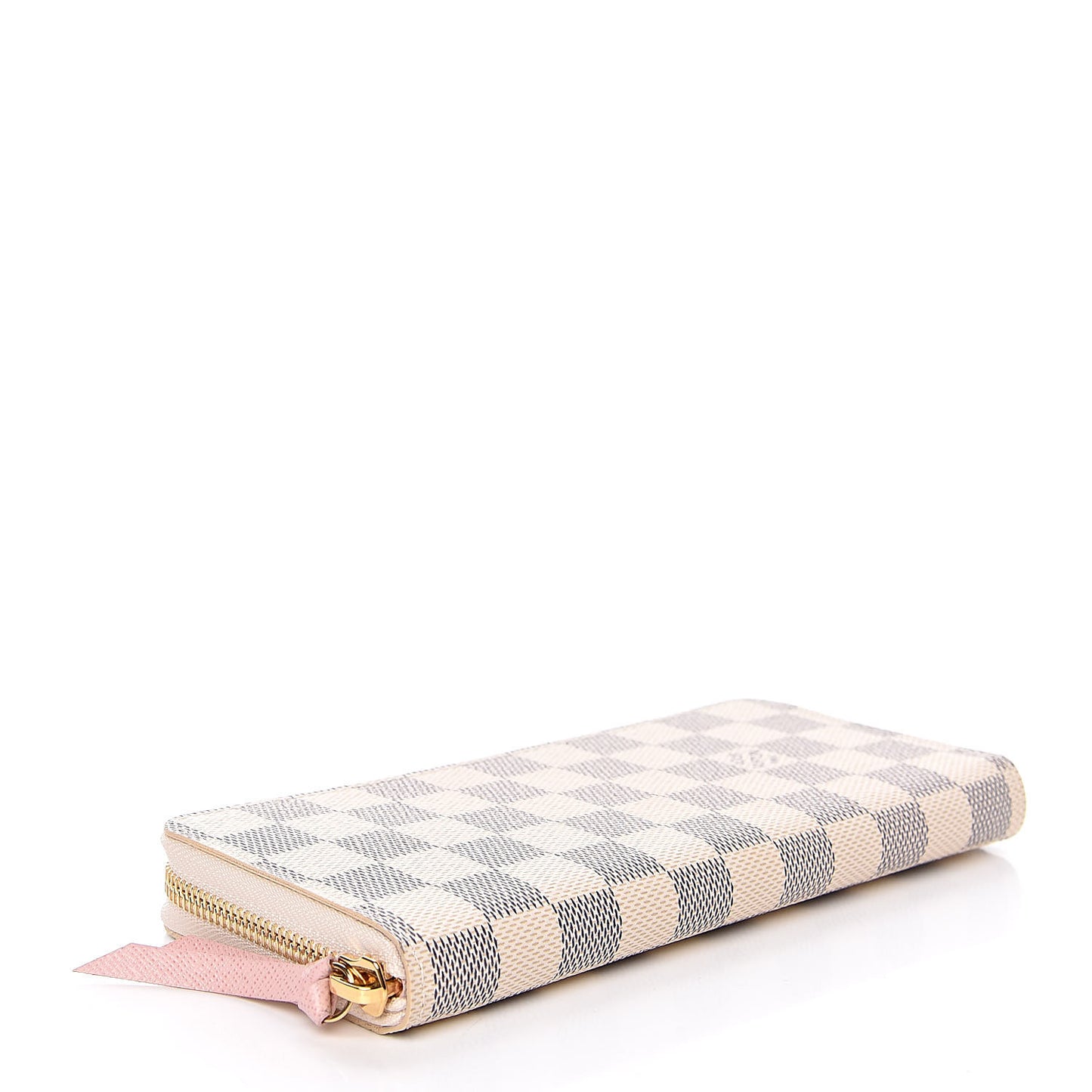 Damier Azur Clemence Wallet Rose Ballerine