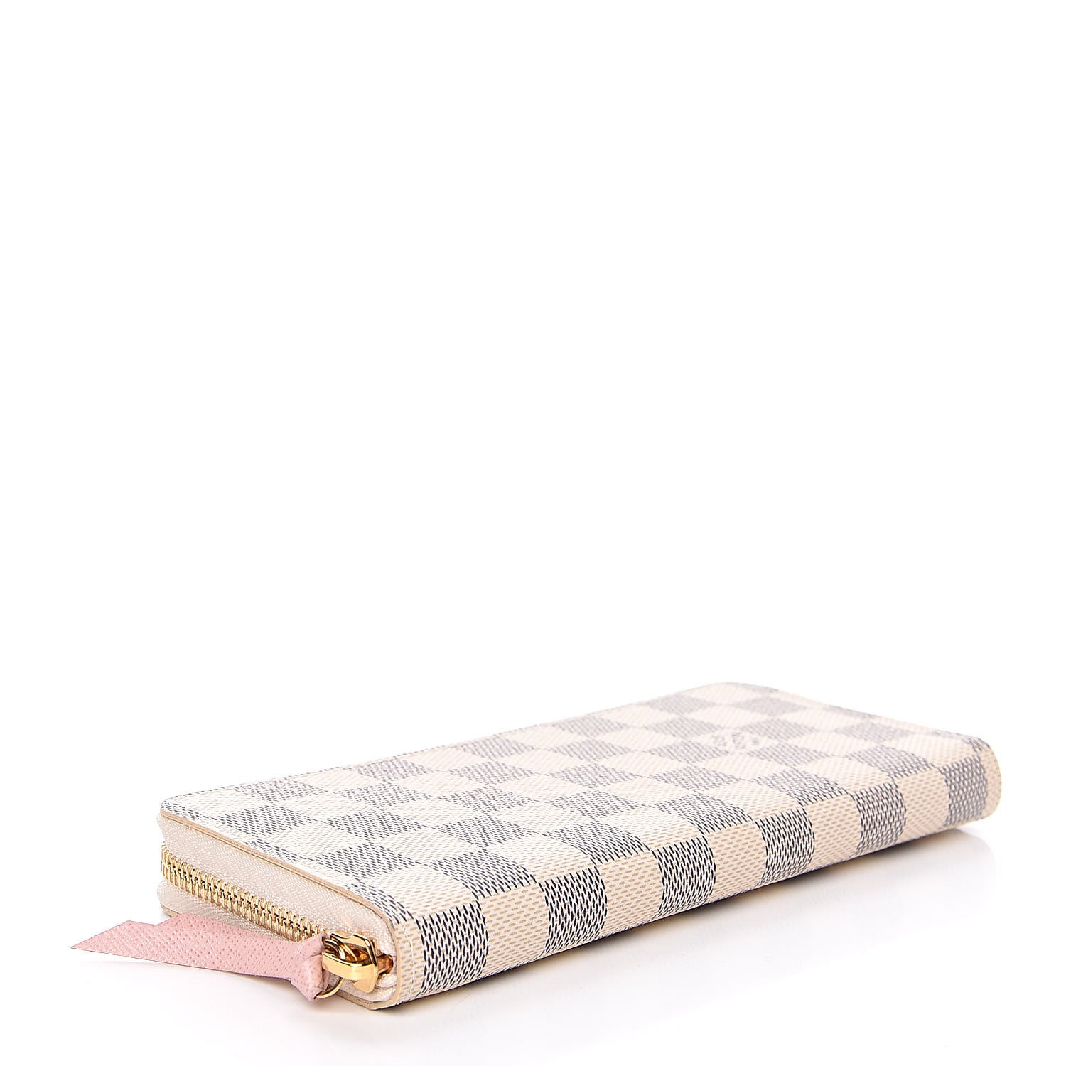 Louis Vuitton Damier Azur Clemence Wallet Rose Ballerine 4 of 9