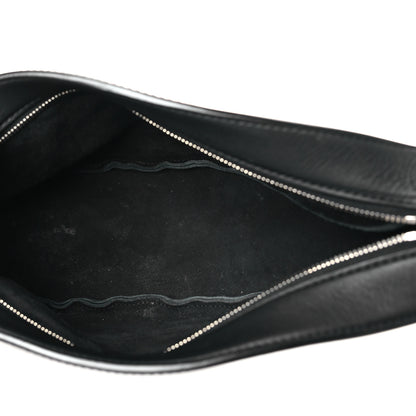 The Row Grained Calfskin Small Slouchy Banana Bag Black 5 of 11