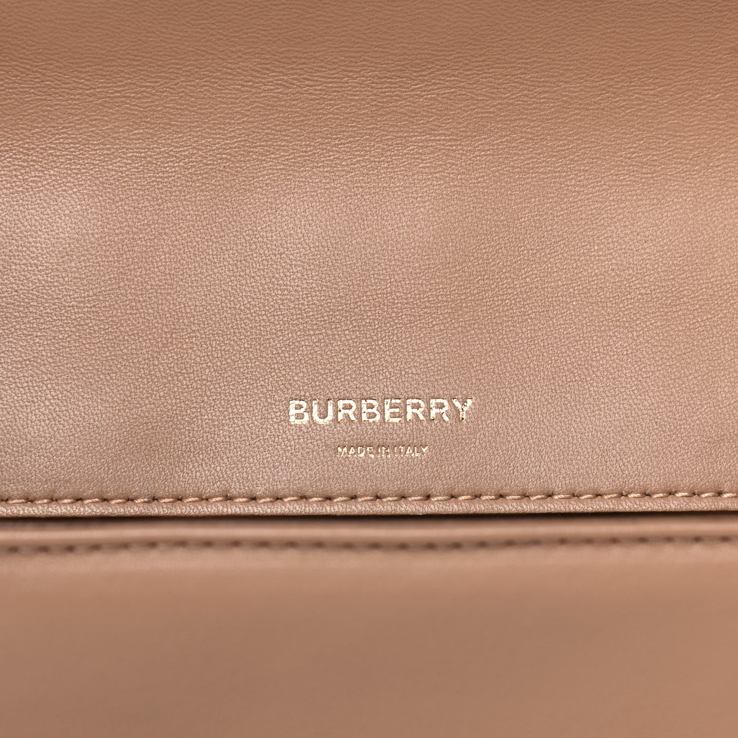 Burberry Lambskin Quilted Medium Lola Bag Camel 8 of 11