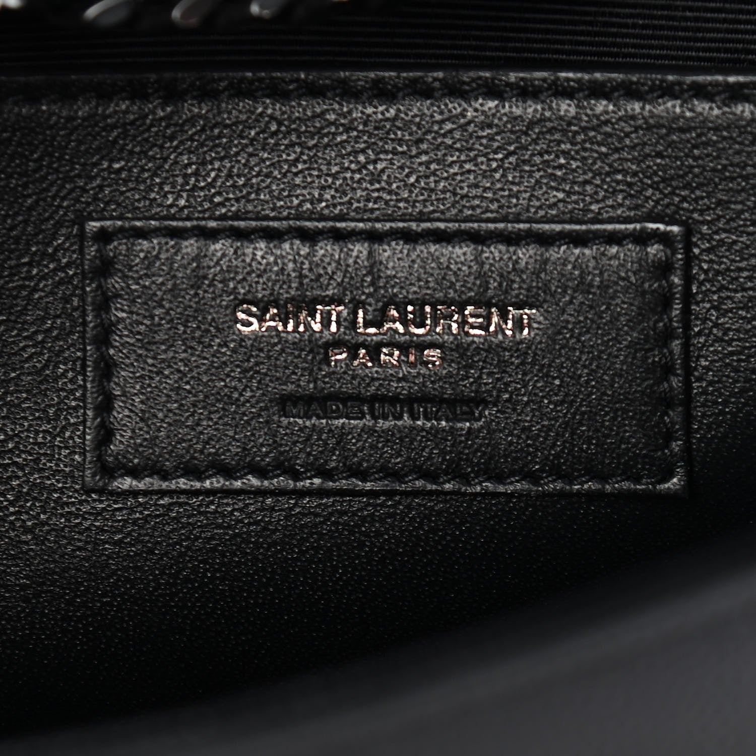Saint Laurent Grain De Poudre Small Monogram Kate Satchel Black 6 of 10