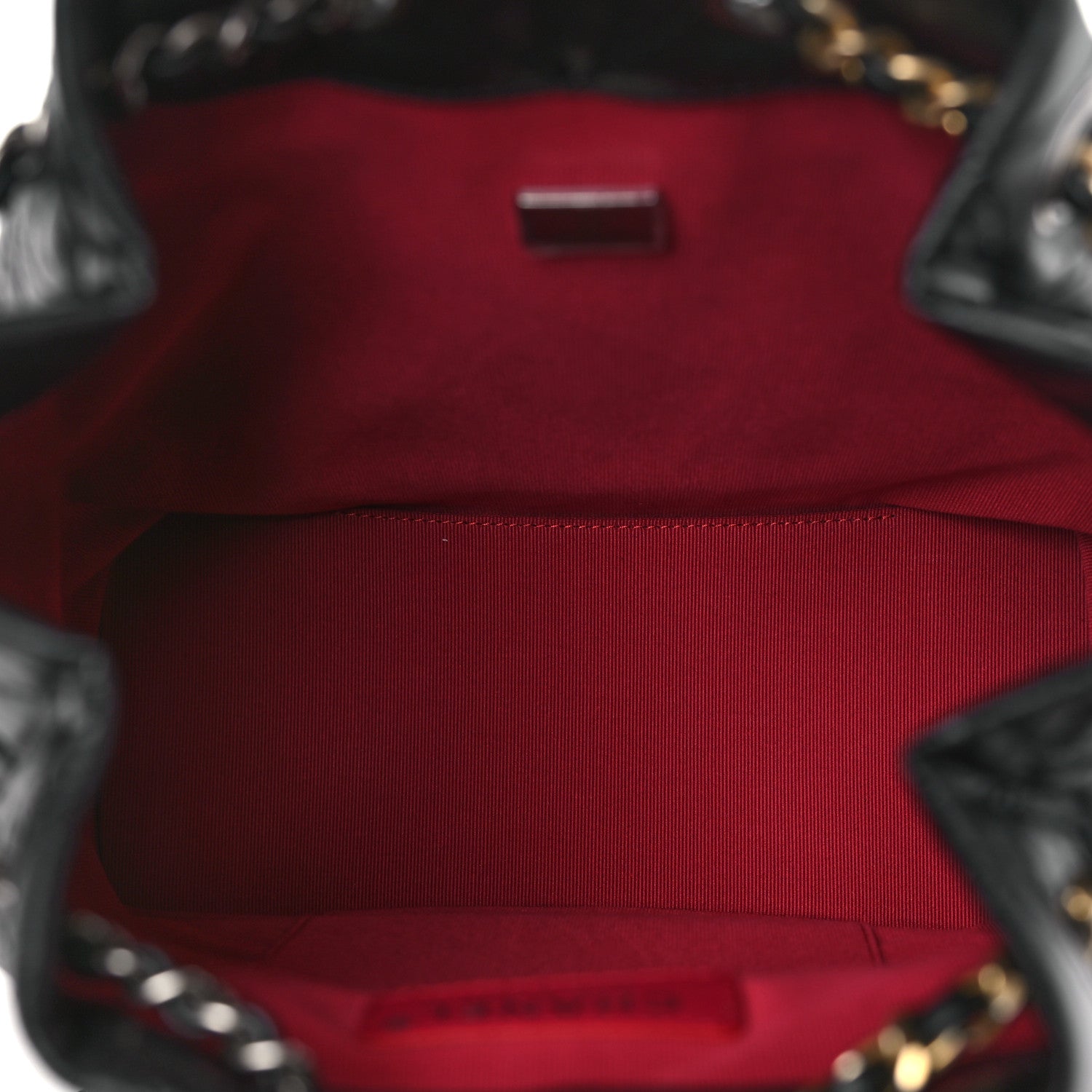 Chanel Aged Calfskin Quilted Small Gabrielle Backpack Black 5 of 9