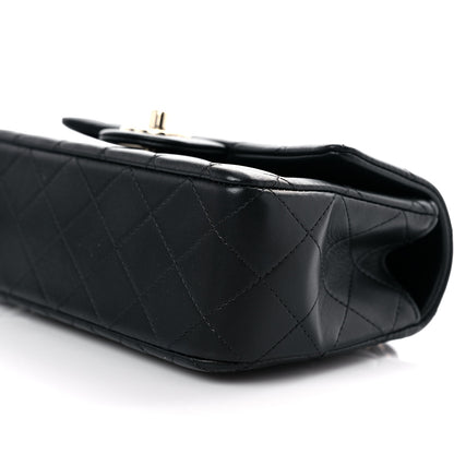 Chanel Lambskin Quilted Mini Top Handle Rectangular Flap Black 9 of 11