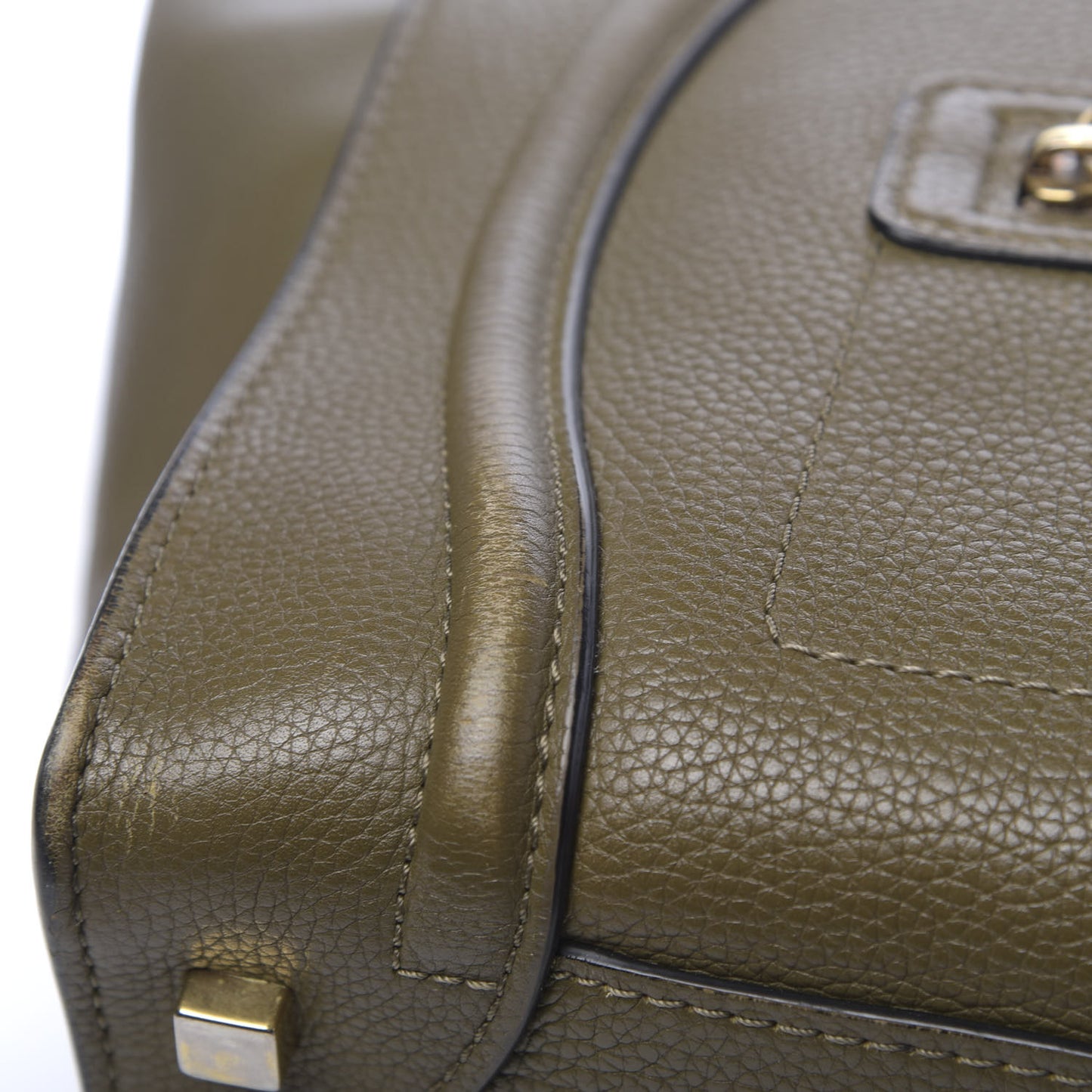 Drummed Calfskin Mini Luggage Jungle
