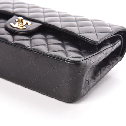 Chanel Lambskin Quilted Medium Double Flap Black 6 of 12