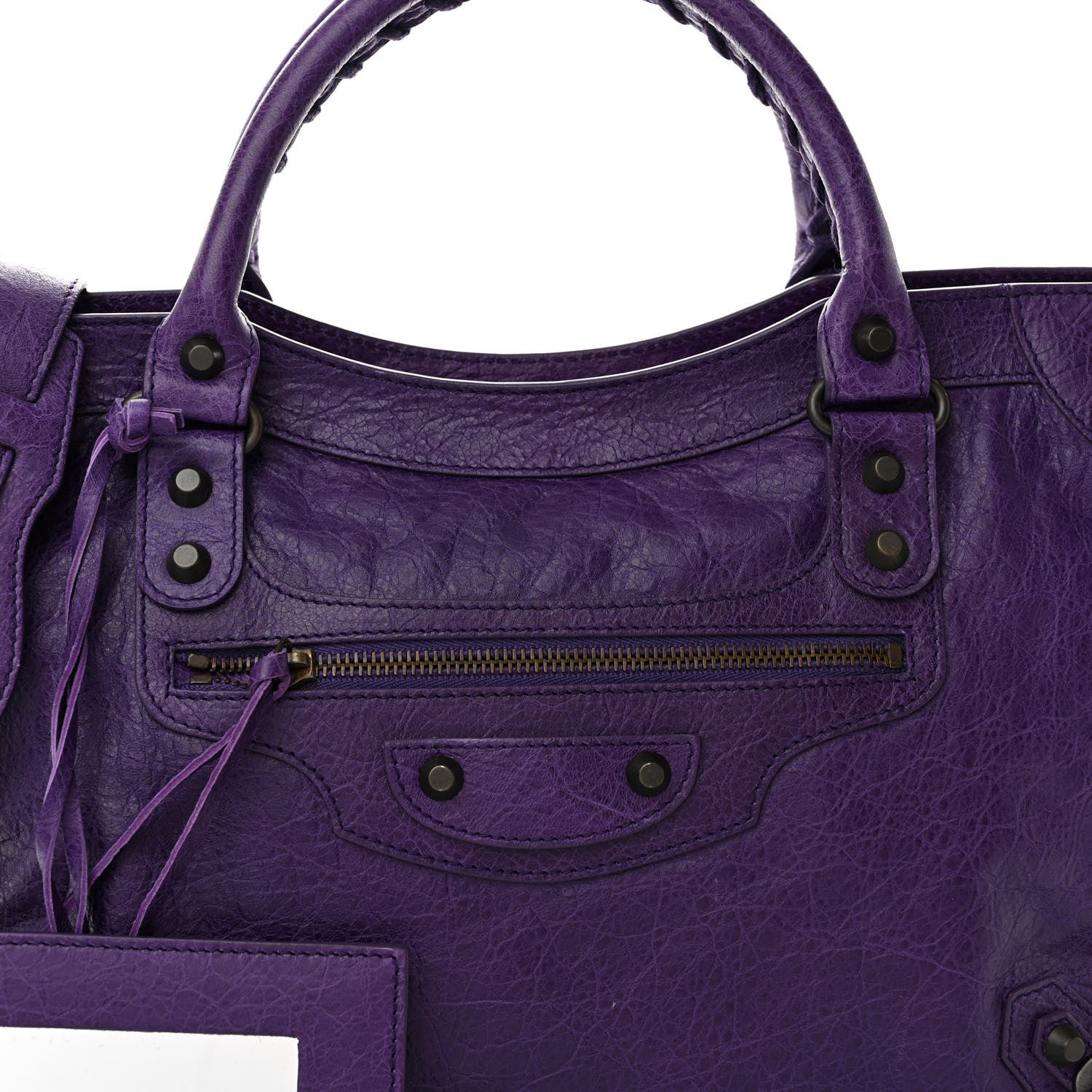 Balenciaga Agneau Classic Hardware City Dark Violet 7 of 9