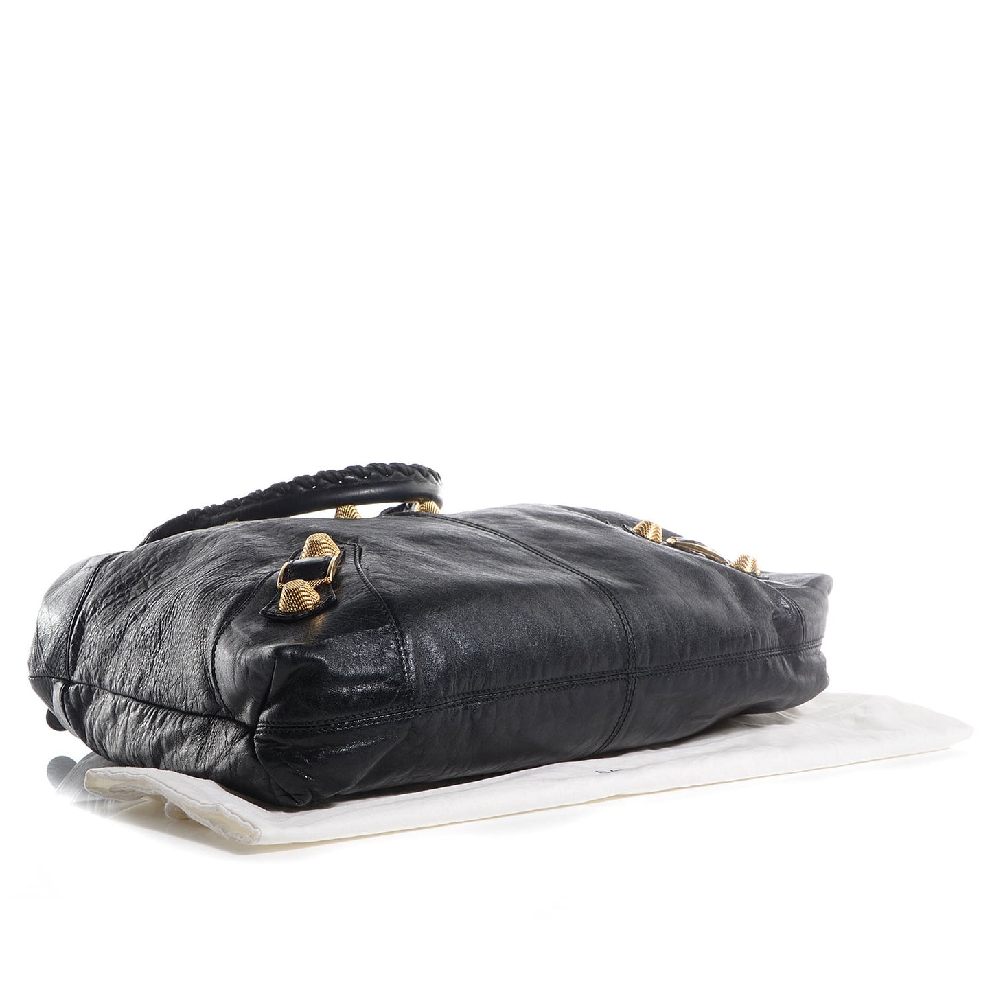 Agneau Giant 21 Gold Hardware Brief Black