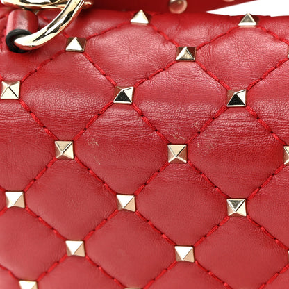 Valentino Garavani Nappa Medium Rockstud Spike Shoulder Bag Rosso Valentino 18 of 18