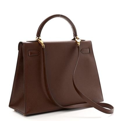Hermes Courchevel Kelly Sellier 32 Noisette 3 of 12