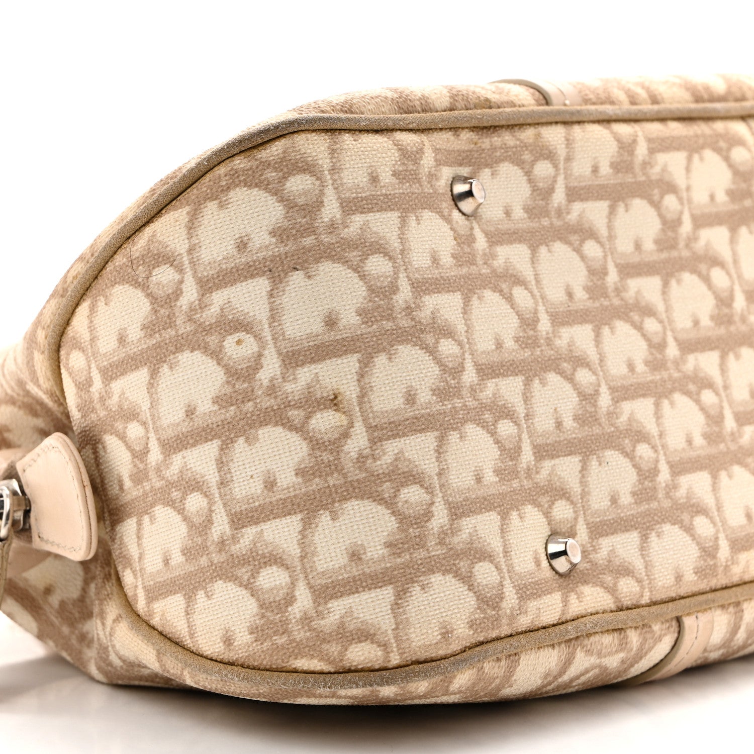 Christian Dior Monogram Trotter Romantique Zipped Tote Beige 9 of 16